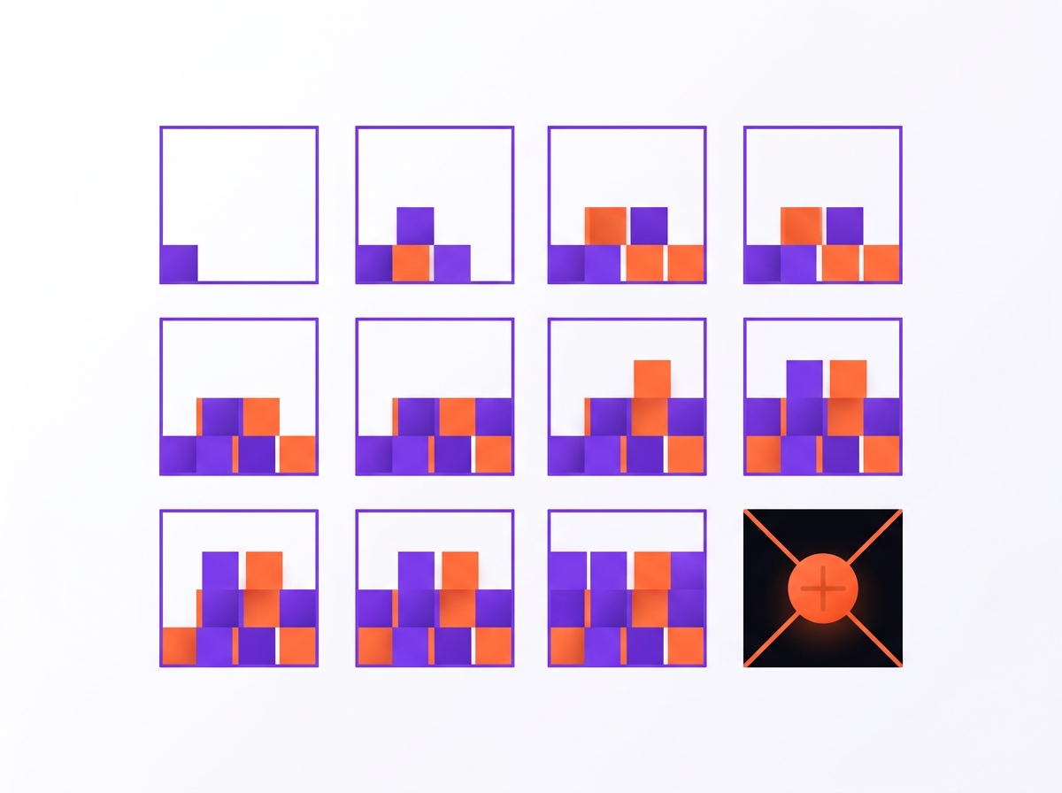 Delivery window grid showing slot caps filling up across a day, with one window marked full