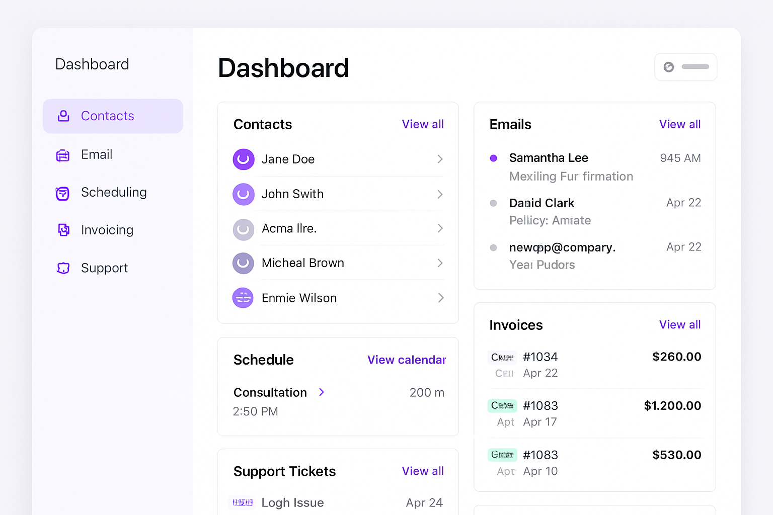 Unified Custom Dashboard — All Business Tools in One Interface
