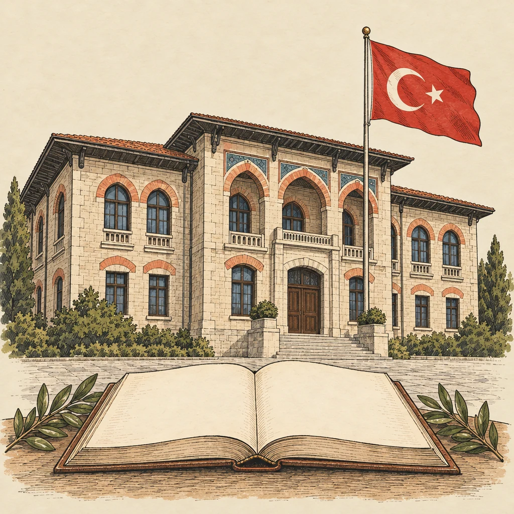 Cumhuriyetin ilanı — Historical dates illustration from the Suzy Talks Turkey encyclopedia