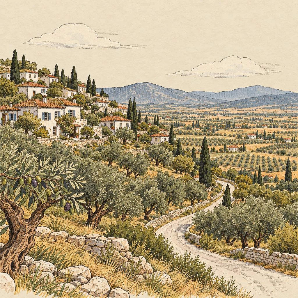 Baharlı — Villages illustration from the Suzy Talks Turkey encyclopedia