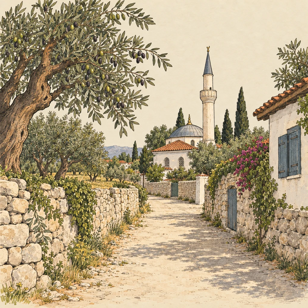 Koru — Villages illustration from the Suzy Talks Turkey encyclopedia