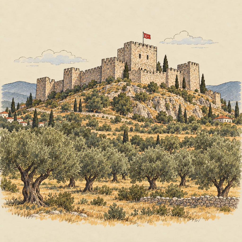 Milas — Cities & regions illustration from the Suzy Talks Turkey encyclopedia