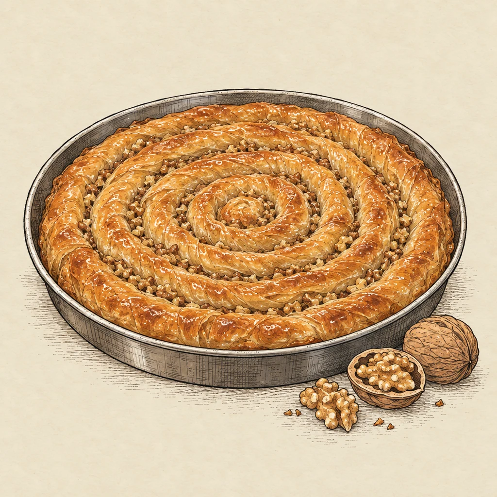 Muğla saraylısı — Food & drink illustration from the Suzy Talks Turkey encyclopedia
