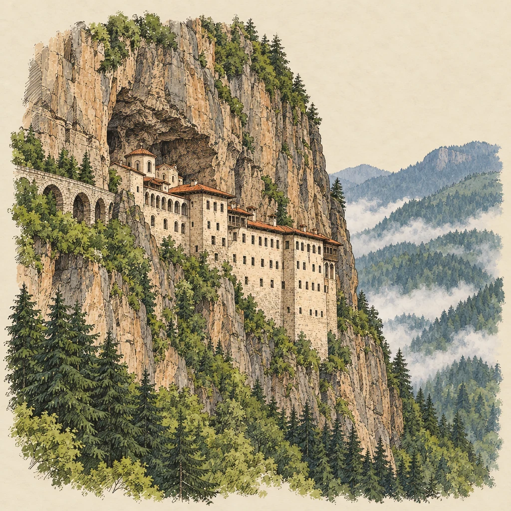 Trabzon — Cities & regions illustration from the Suzy Talks Turkey encyclopedia